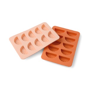 Dotty kalupi za led u obliku citrusa – Set od 2 (narandžasti i roze)