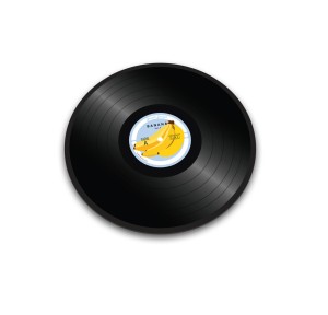 Banana Vinyl -  nesalomiva daska za sečenje i posluživanje 